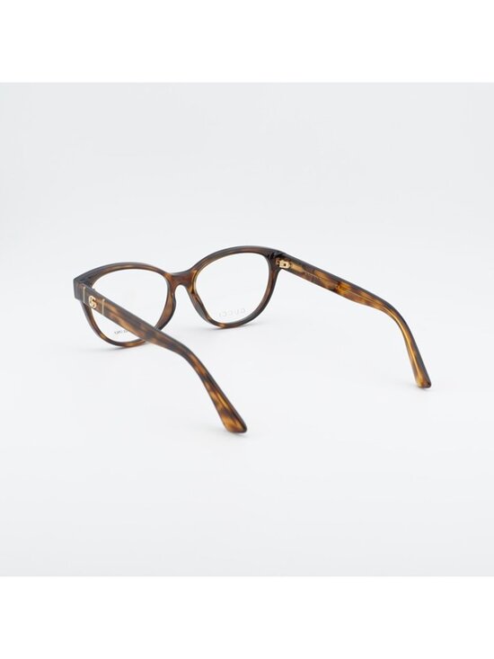 Gucci GG0633O 002 Eyeglasses Havana 54mm Oval Frame